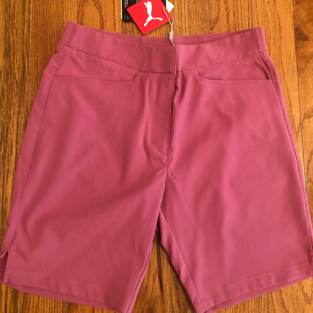 Puma men’s tech shorts with tag attached